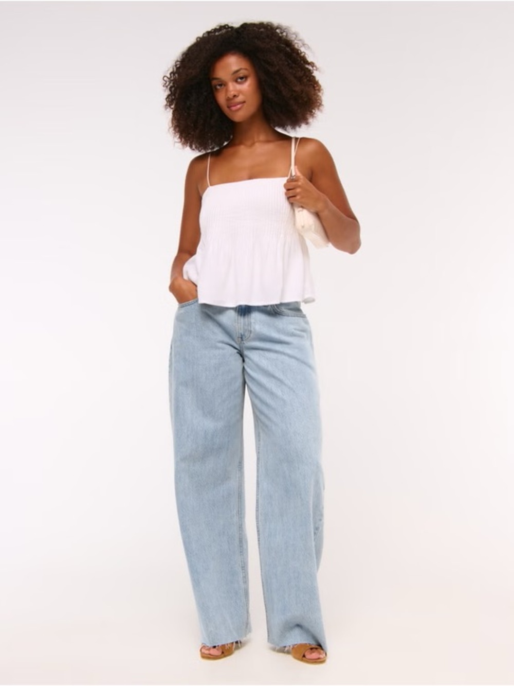 Abercrombie & Fitch Curve Love Mid Rise Jeans